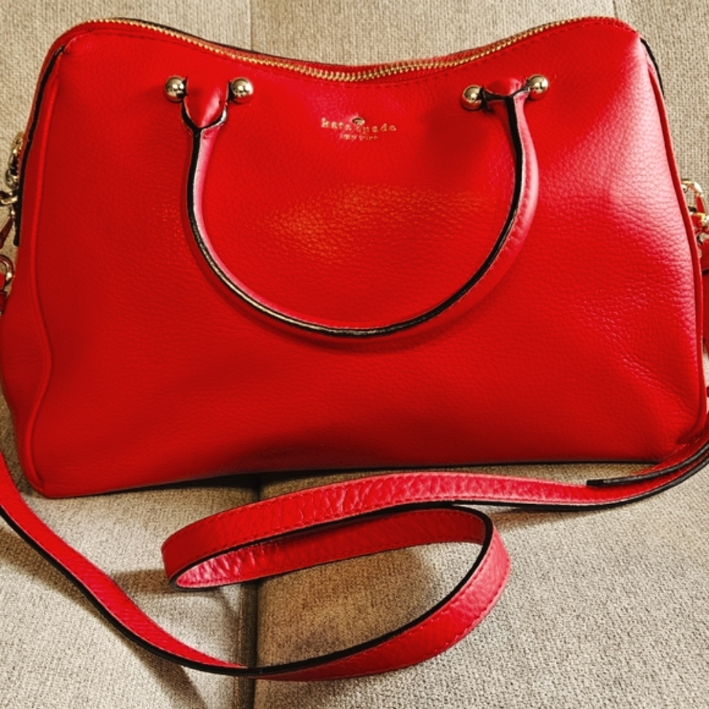 *SIREN RED* Kate Spade Botique Bag- Charles Street Audry Satchel - Large NWOT